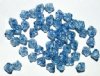 50 5mm Transparent Light Sapphire Lustre Baby Bell Flower Beads